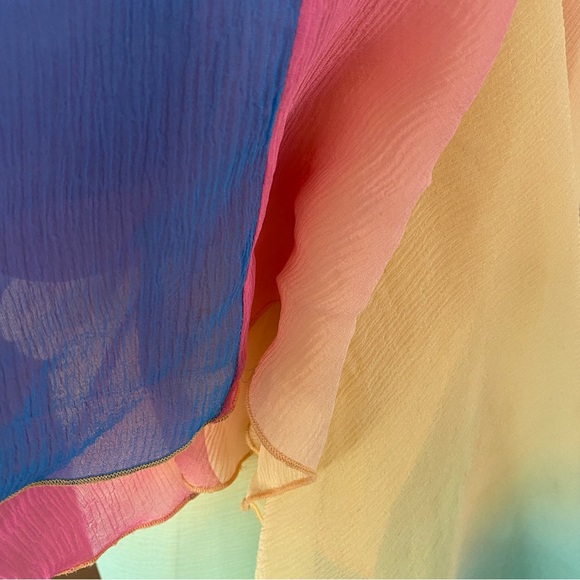 90’s Bobbie Bee Rainbow Ombre Fairy Dress ALTERED See Measurements - Picture 9 of 10